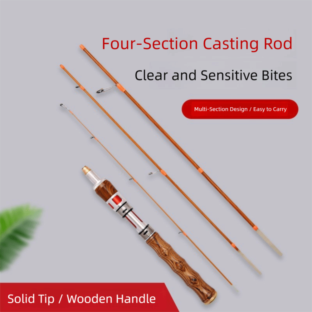 Fishing Rod Spinning - Yüksek Kaliteli 4 Bölüm İplik Olta