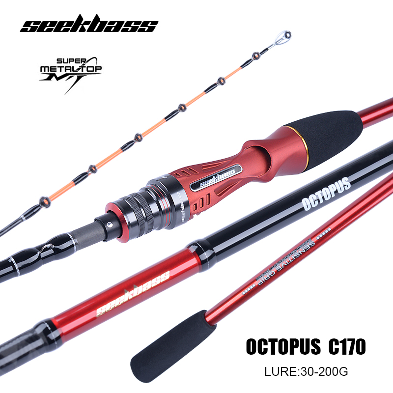 Kastking Reel Zephyr - Seekbass Ahtapot Işıklı Olta Kamışları Titanyum