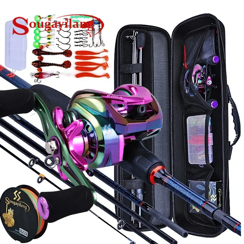 Fishing Rod Combo - Sougayilang Oltalar ve Makaralar 5 Bölüm