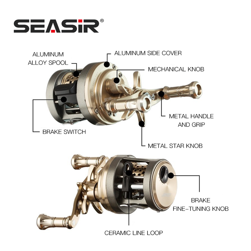 SEASIR JH Tüm Metal Tamburlu B - Abu Garcia Reel Max incelemesi ve fiyatı