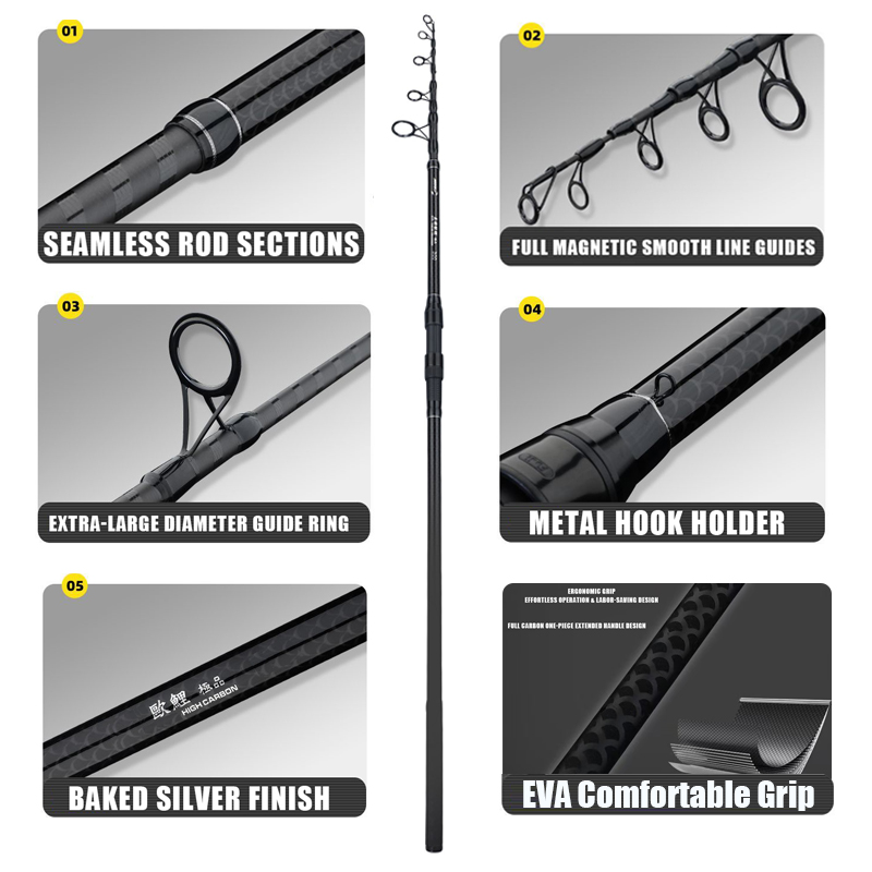 3.0M-4.2M Sazan Teleskopik Olt - Fishing Rod Surf incelemesi ve fiyatı