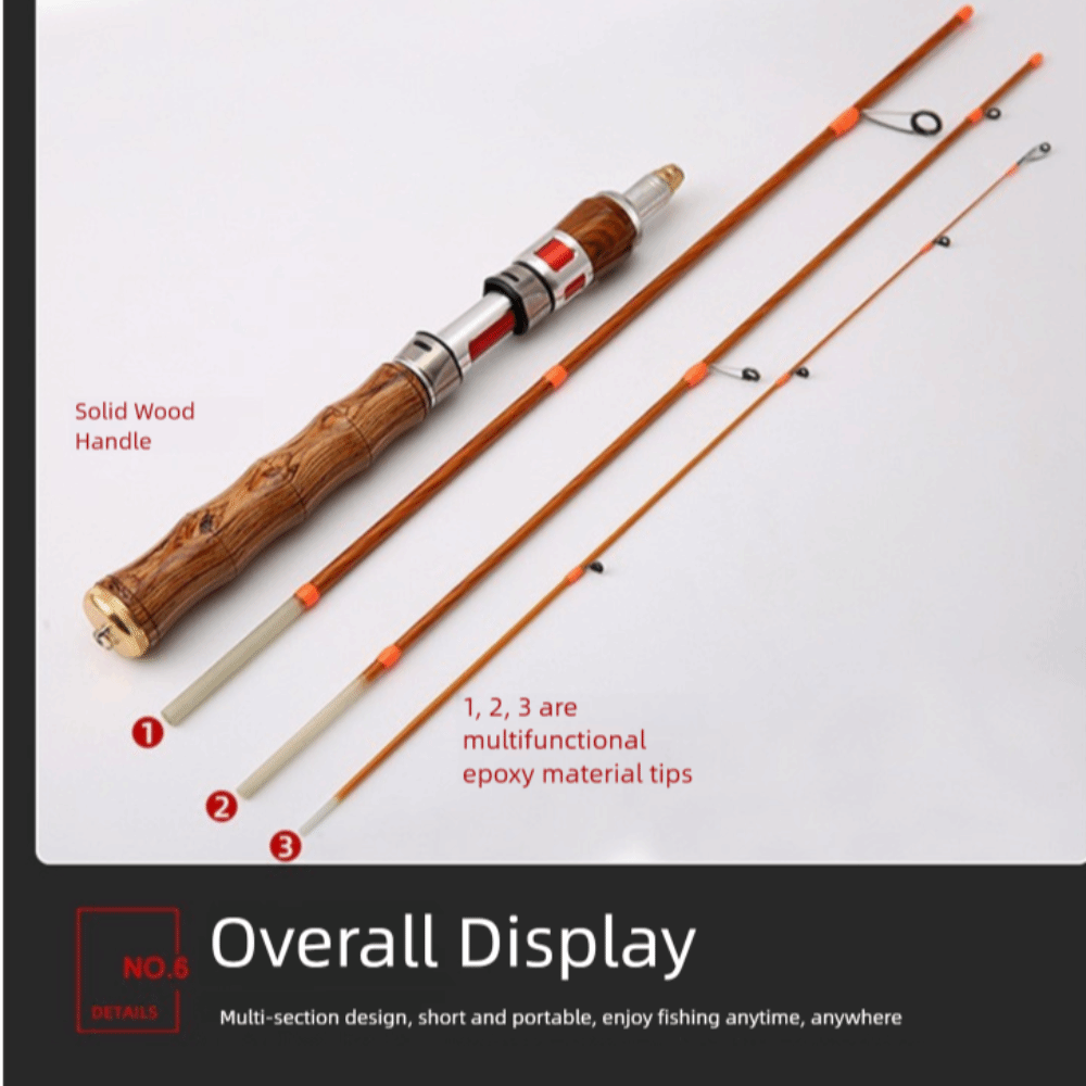 4 Bölümlü Döner Olta UL Güçlü  - Fishing Rod Ice incelemesi ve fiyatı