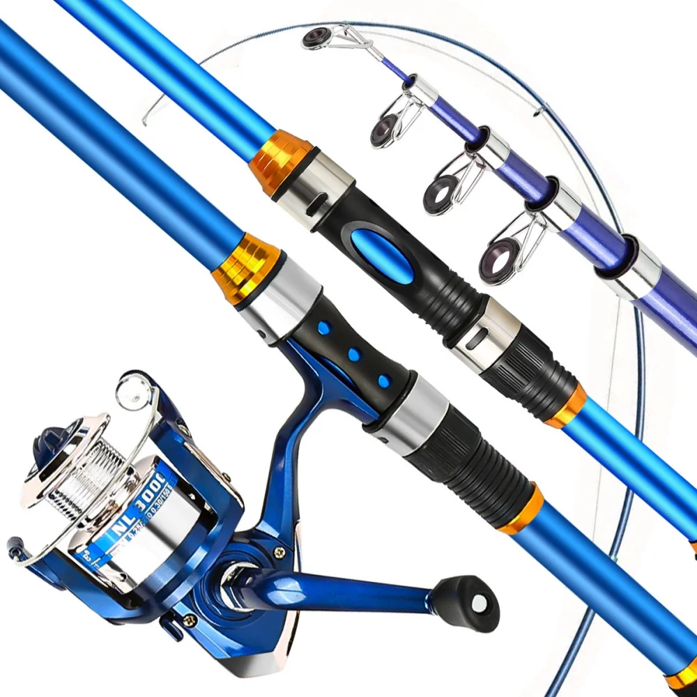 2.1-3.6M Teleskopik Cam Elyaf  - Fishing Rod Combo incelemesi ve fiyatı